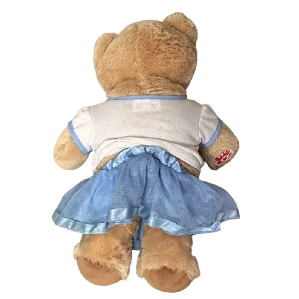 Build A Bear Workshop Disney Cinderella Teddy Bear Plush Tan Blue Outfit Tutu - Picture 5 of 9